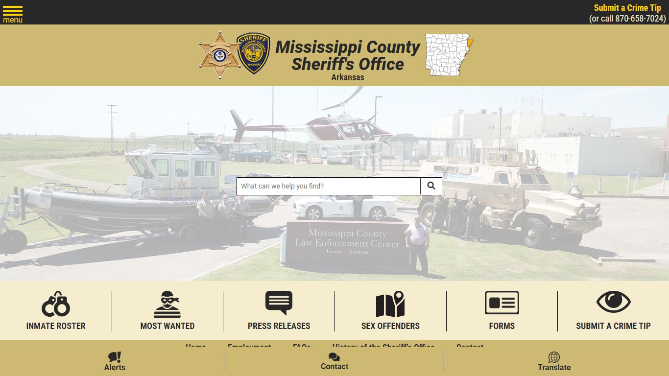 Mississippi County AR Sheriff